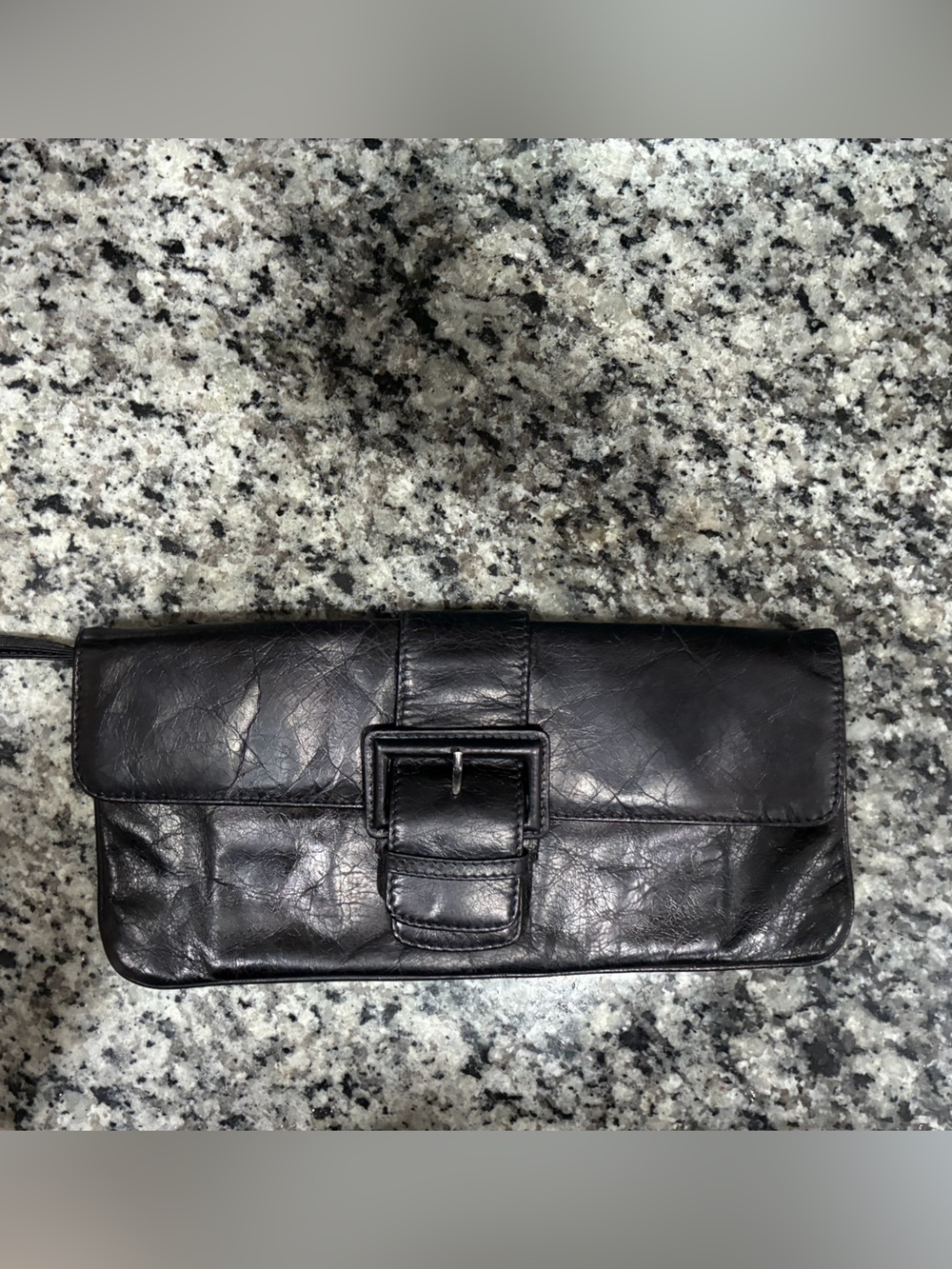 HOBO Black and Red Labeled Handbag Interior